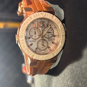 Invicta 10732 Ocean Reef 52mm Chronograph Women’s Watch with Silver Dial